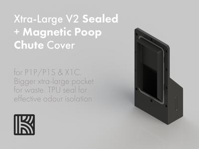 Xtra-Large V3 Sealed + Magnetic Poop Chute Cover
