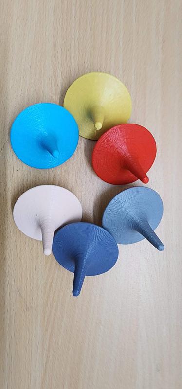 Inception Spinning Top with Coin Base