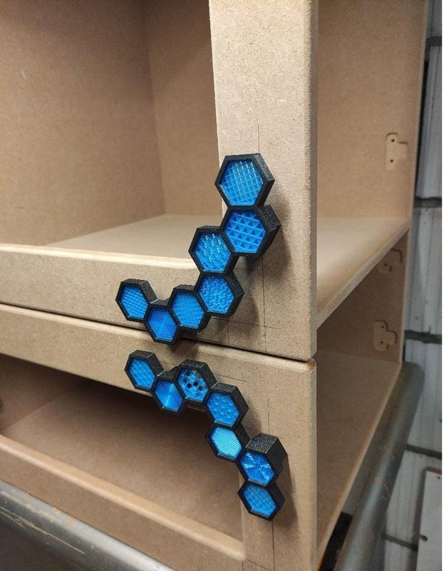 Cabinet Handle with Infill types