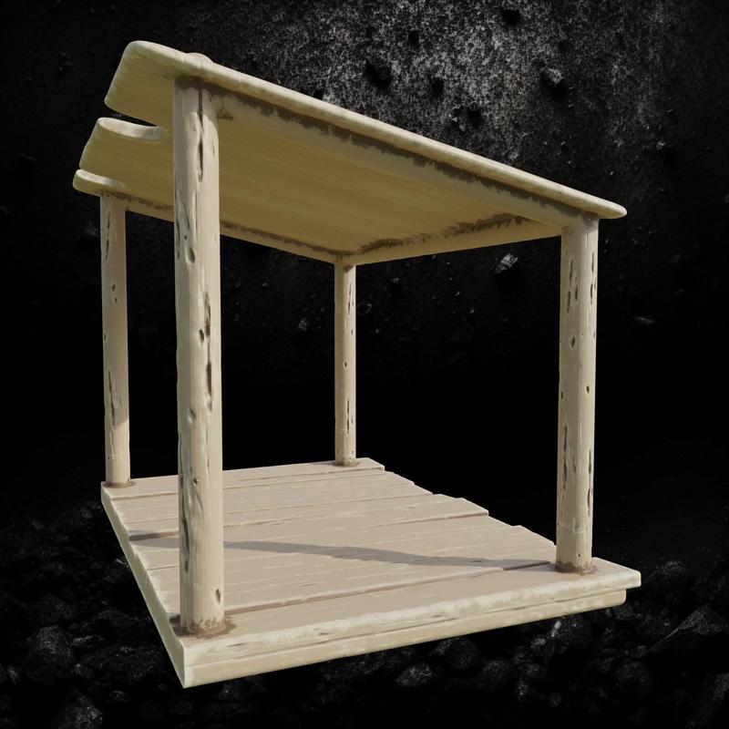 House with Wooden Courtyard