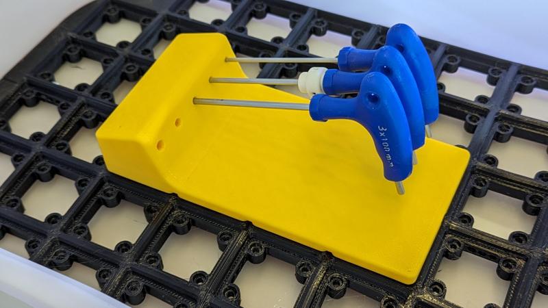 Gridfinity Allen Key with Grip Holder / Inbusschlüsselhalter