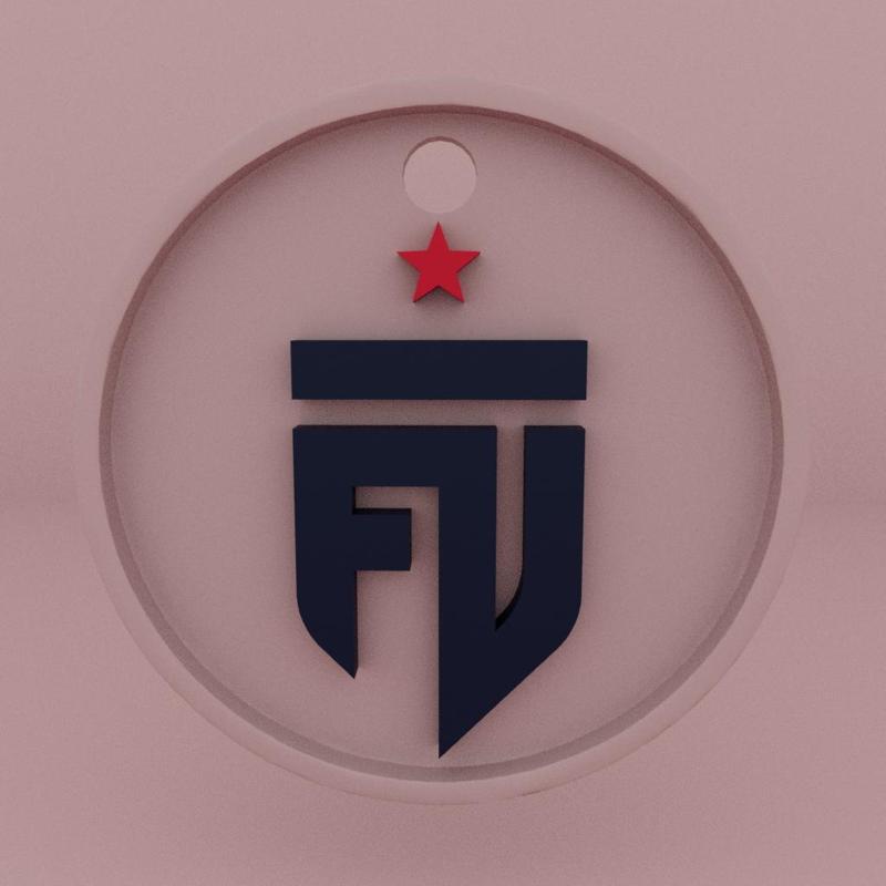 FUT logo keychain