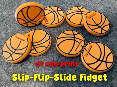 Slip Flip Slide Basketball Fidget Toy (37 mins)