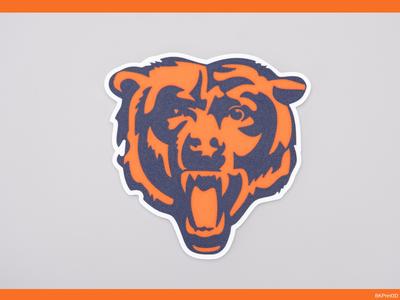 Chicago Bears Plaque Multi-Color