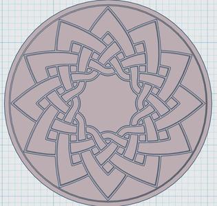 Celtic Symbol Coaster 36
