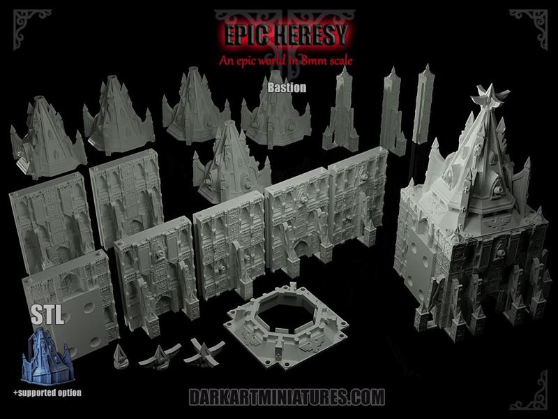 Epic Heresy: Imperial Bastion set + Upgrade set