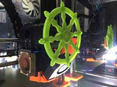 Extruder rotation Dharma wheel - Prusa mk2.5 with 45degree fan R3
