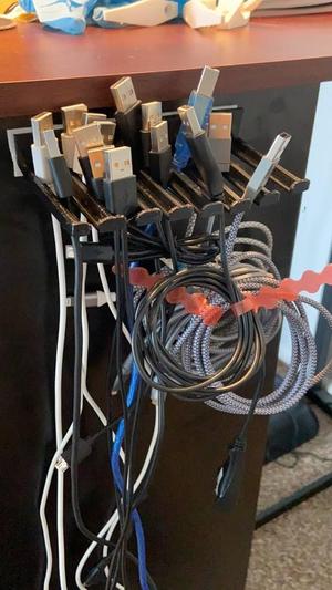 Smaller Customizable Cable Organizer