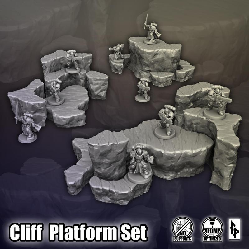 Cliff Platform Set