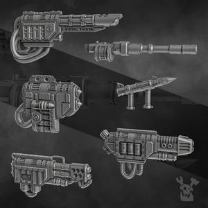 Armored Stompermech Guns