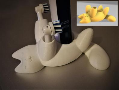 Crazy Cat People Electric Toothbrush Holder v1.0