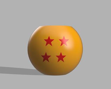 Dragon ball (Four Star) Pencil Holder || Dragon Ball (Four Star) Pencil Holder