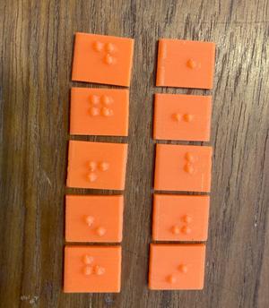3D Printed Braille Labels