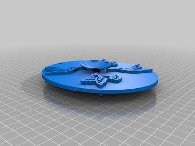 Hummingbirds on an Oval
