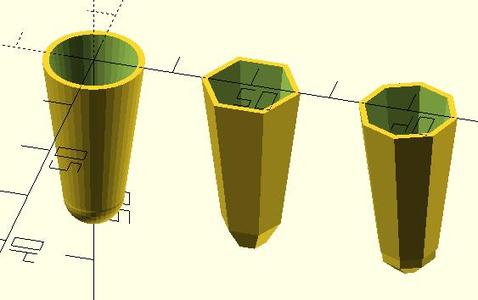 Parametrierbare Spitze für Schultüten für OpenSCAD