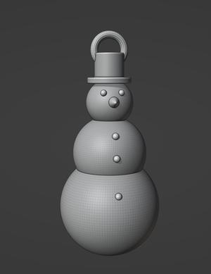 Snowman Christmas Ornament