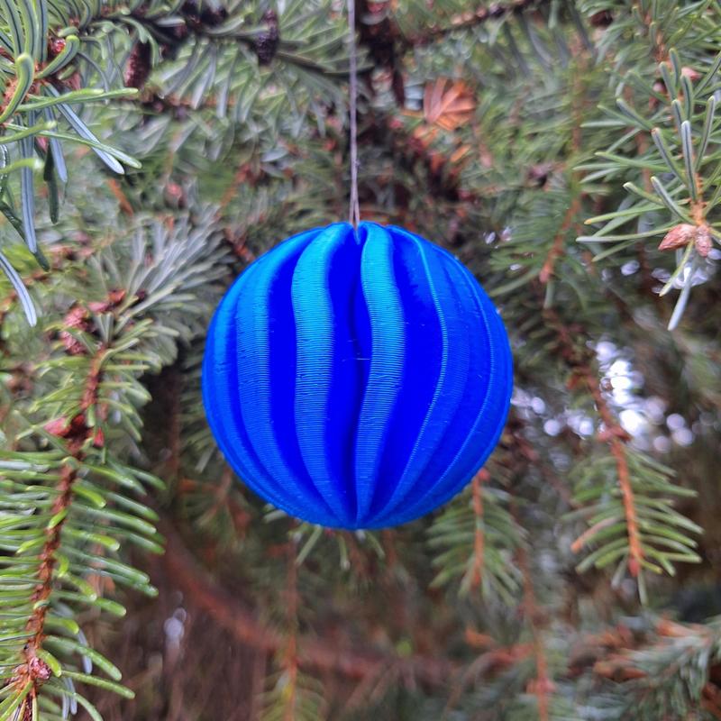 Christmas ball "fat fan"