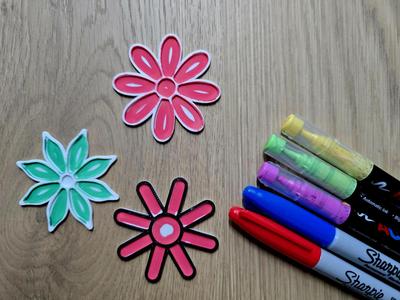 Flower DIY Coloring Gift Pack 7 NO AMS Craft