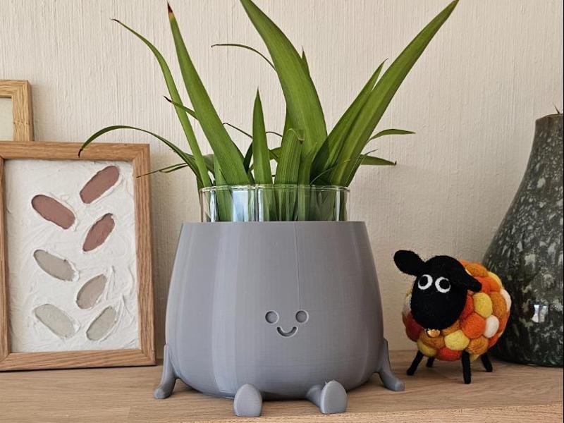 Smiling planter