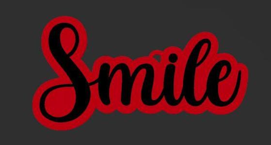 Smile, keychain, earring.