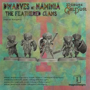 The Jaguar Knights: Dwarven Obsidian-Armored Elite Infantry