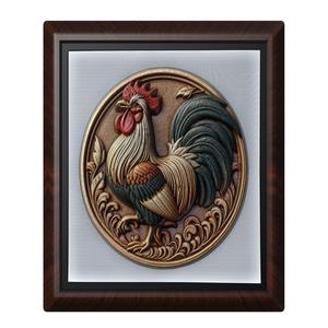 Rooster animal wall art relief wall decor
