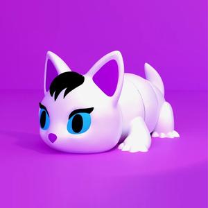 articulated cat kitty Flexi
