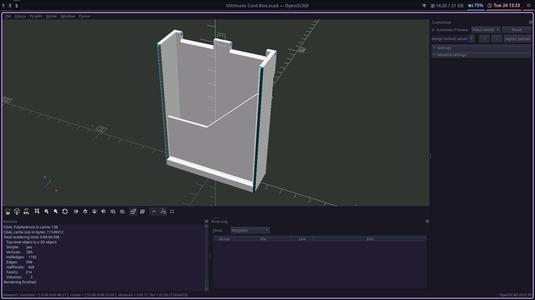 Ultimate Card Box V4 OpenScad (Beta)