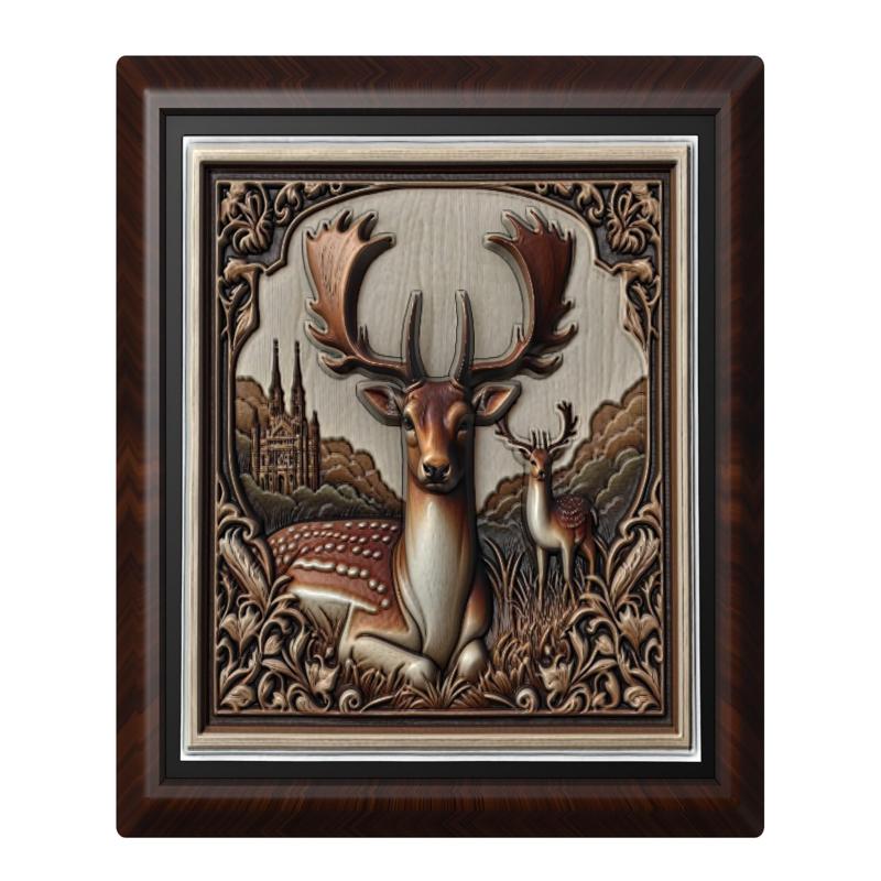 Fallow Deer animal wall art relief wall decor