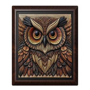 Owl animal wall art relief wall decor