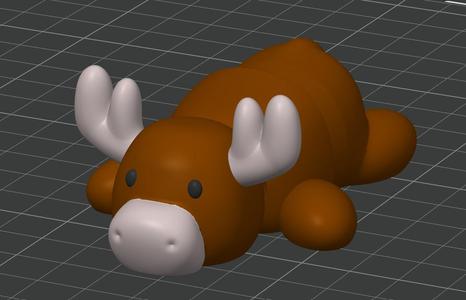 Cute Flexi Moose