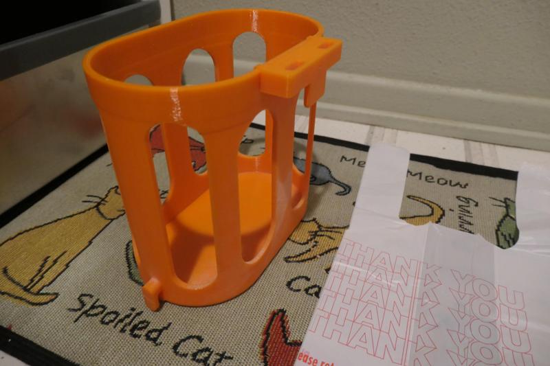 Handy Bag holder for Kitchen or Litter box