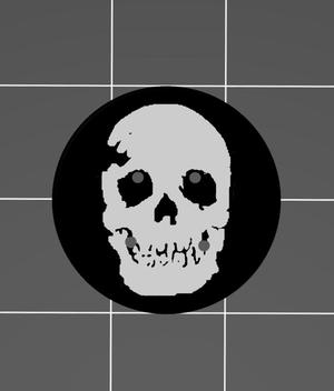 Skull Button