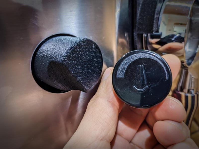 Gaggia Classic Steam Knob with Improved Grip