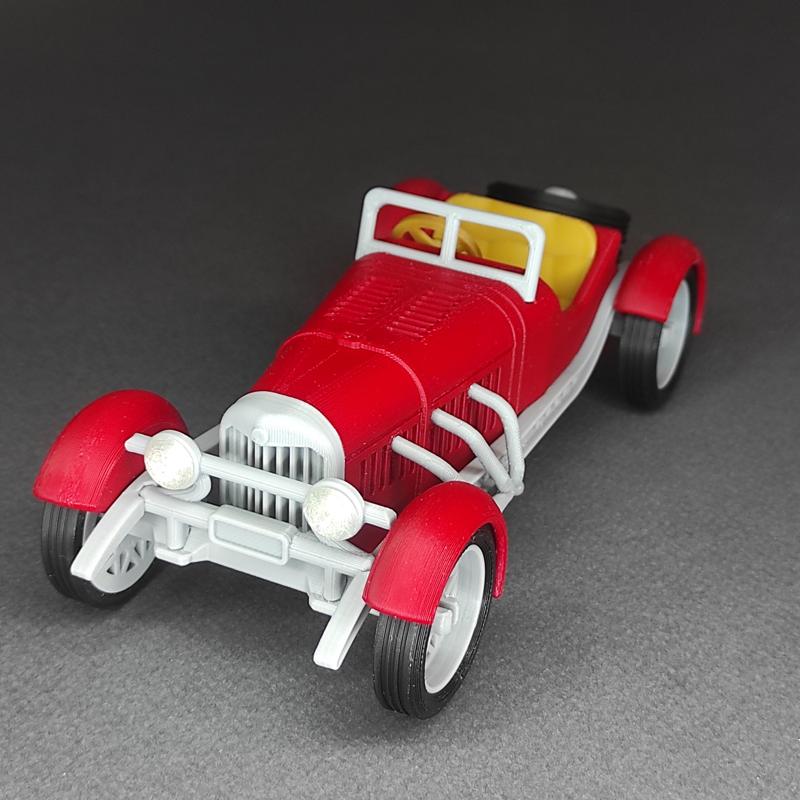 Mercedes SSK easy to print kit