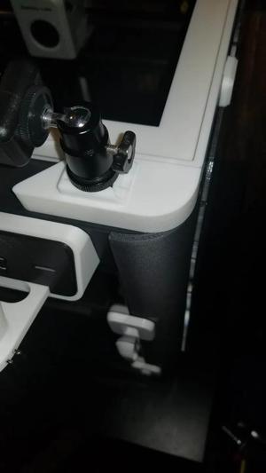 Bambu Labs P1P Hot Shoe Phone Mount for Arc Enclosure w/ Lid Riser