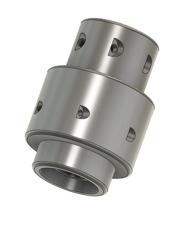 Copenhagen inspired rocket fuel injector