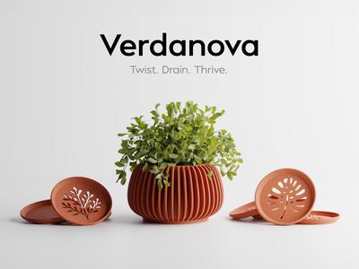 Plant Pot Verdanova – Twist. Drain. Thrive.
