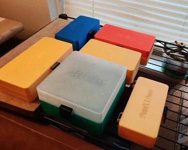 Beaumont 11X52mm Rimmed, Head Up, Spring Latch, Split Hinge Modular Ammo Box   