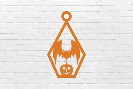 Halloween keychain earrings pumpkin bat earrings styles