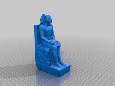 Statue of Khafre egyptian museum Cairo