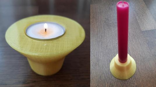 candle + tea light holder / Kerzenhalter Teelichthalter