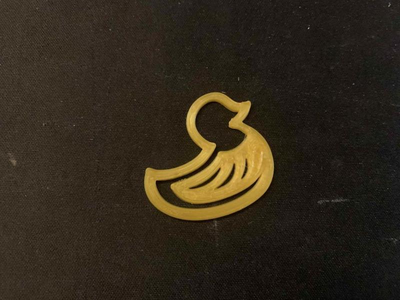 Cute duck paper clip
