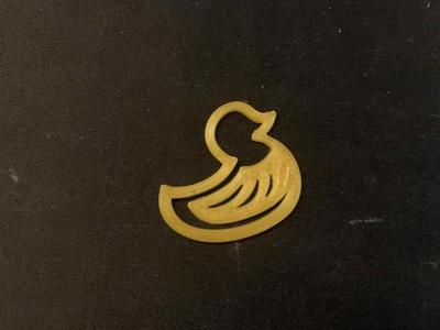 Cute duck paper clip