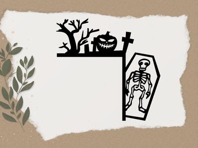 Halloween Door Corner  Decoration