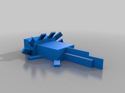 minecraft axolotl symmetrical