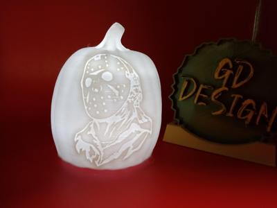 Friday the 13Th Jason Voorhees Halloween Pumpkin Light