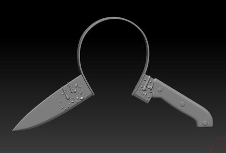 Knife Through Head Headband