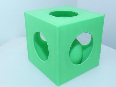 CUBE PUZZLE WITH SPHERE