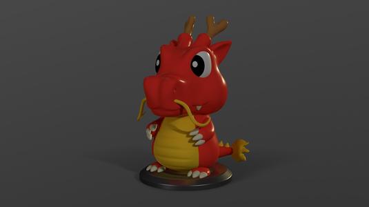 Japanese Dragon Miniature